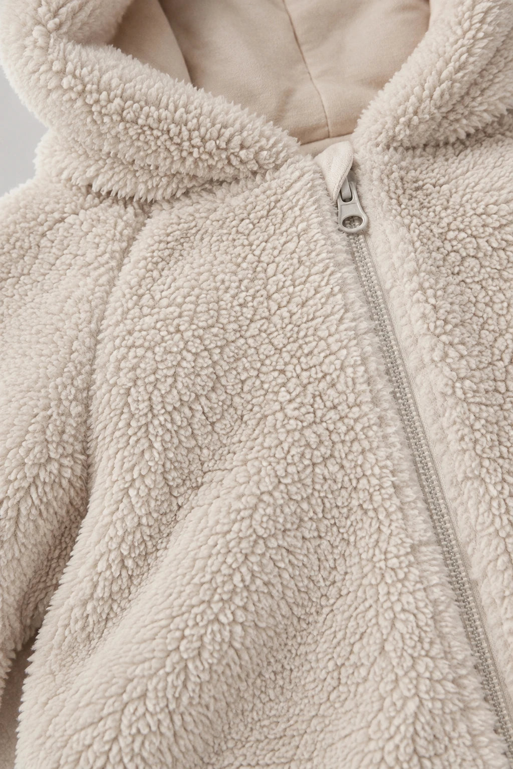 Combinaison polaire pour bebe - Beige