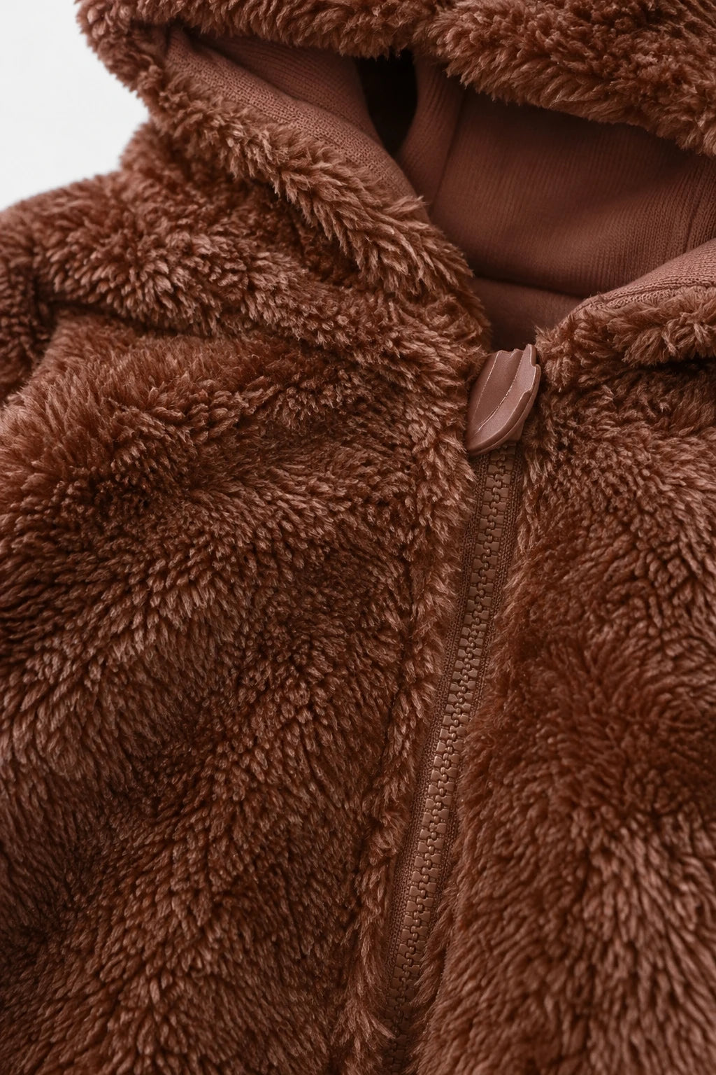 Combinaison polaire pour bebe - Marron