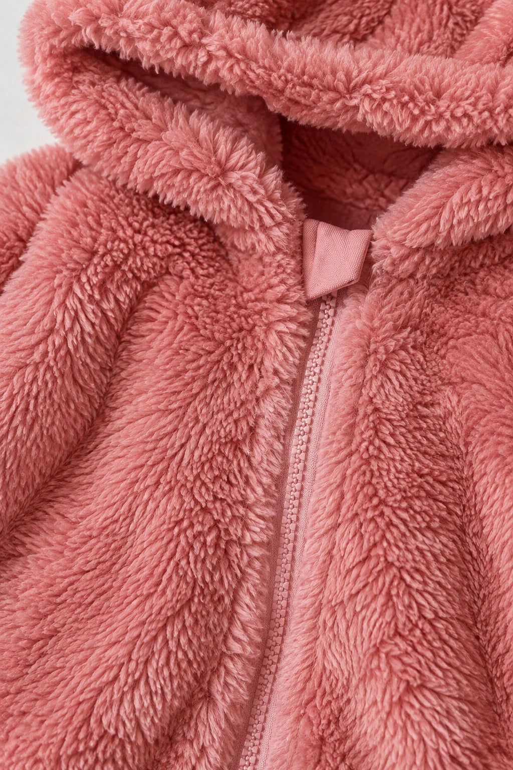Combinaison polaire pour bebe - Rose