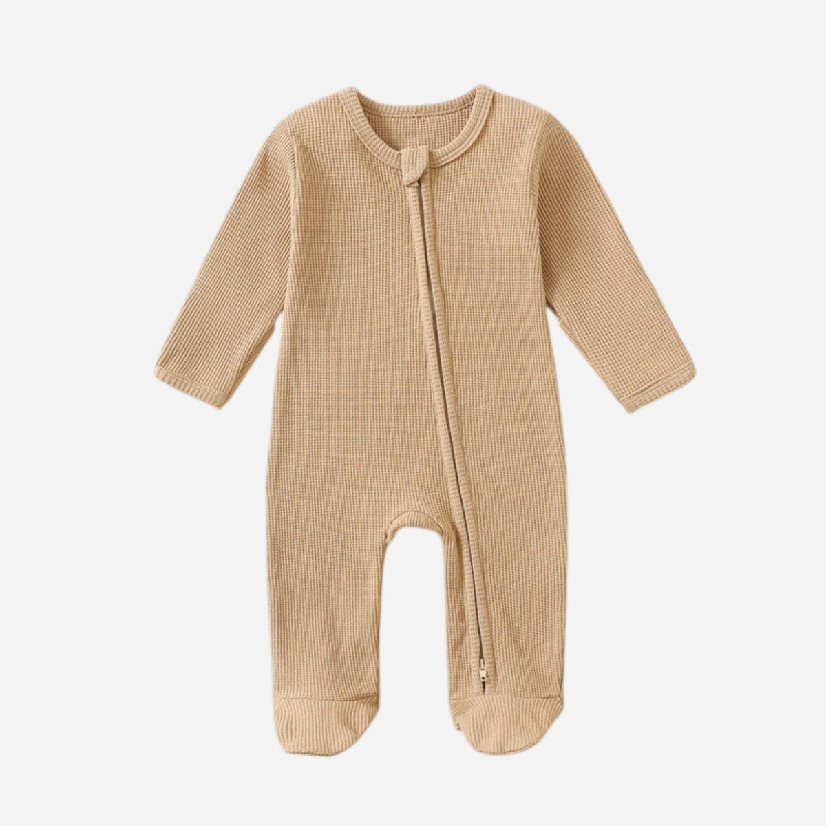 Combinaison Pur Coton Bébé - Beige
