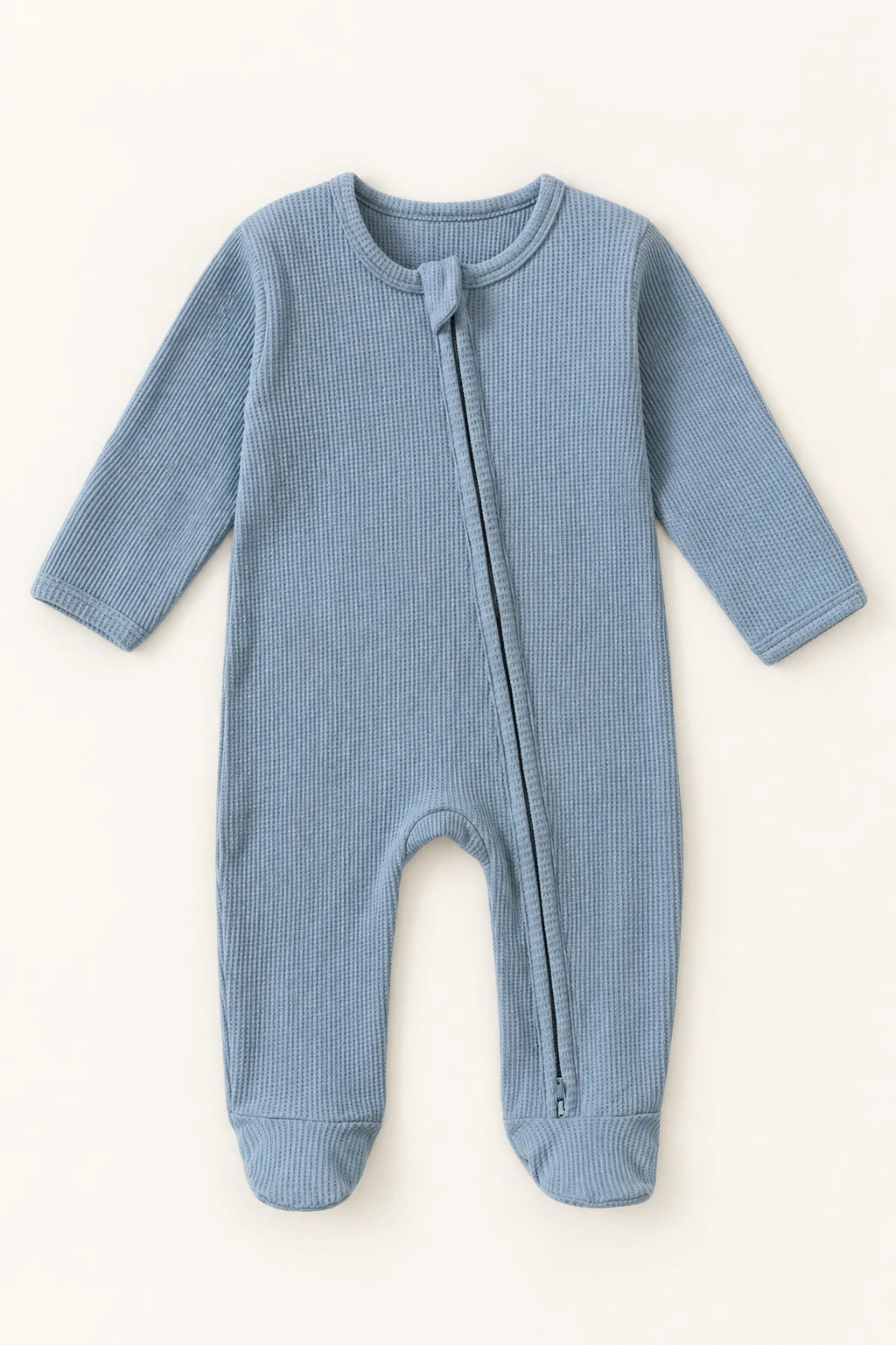 Combinaison Pur Coton Bébé - Bleu