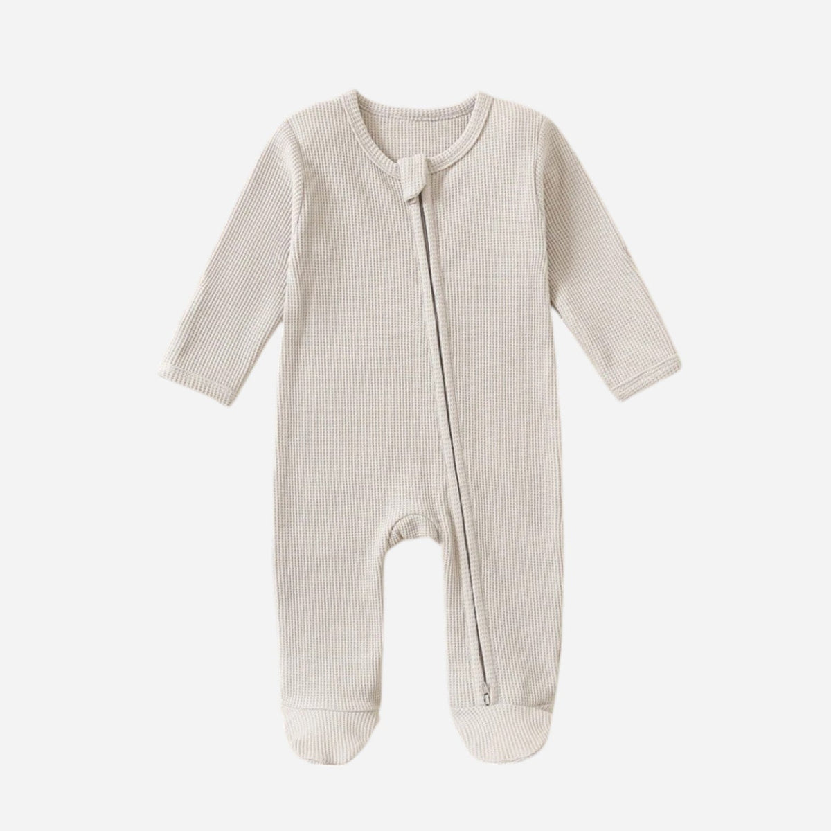 Combinaison Pur Coton Bébé - Gris