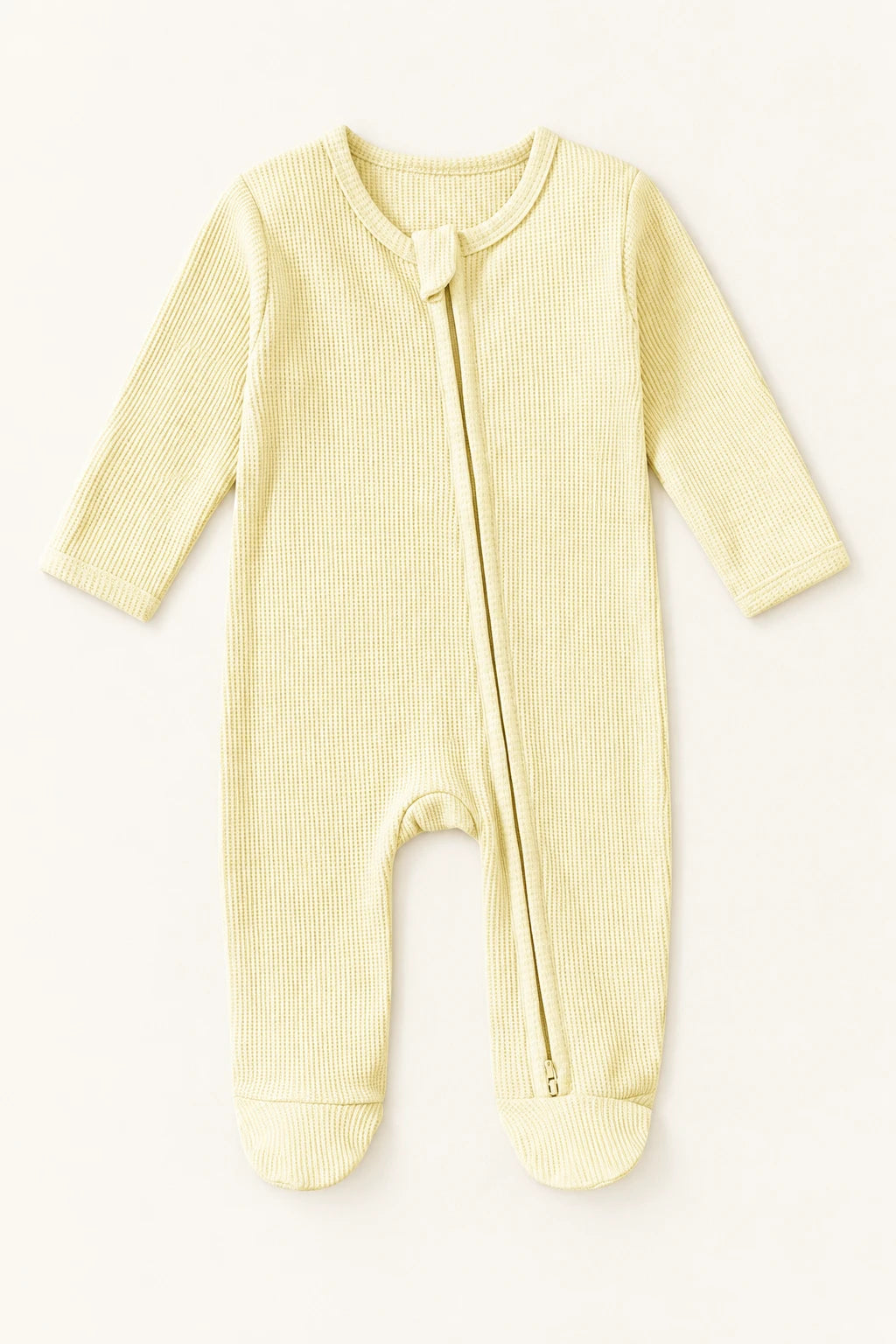Combinaison Pur Coton Bébé - Jaune