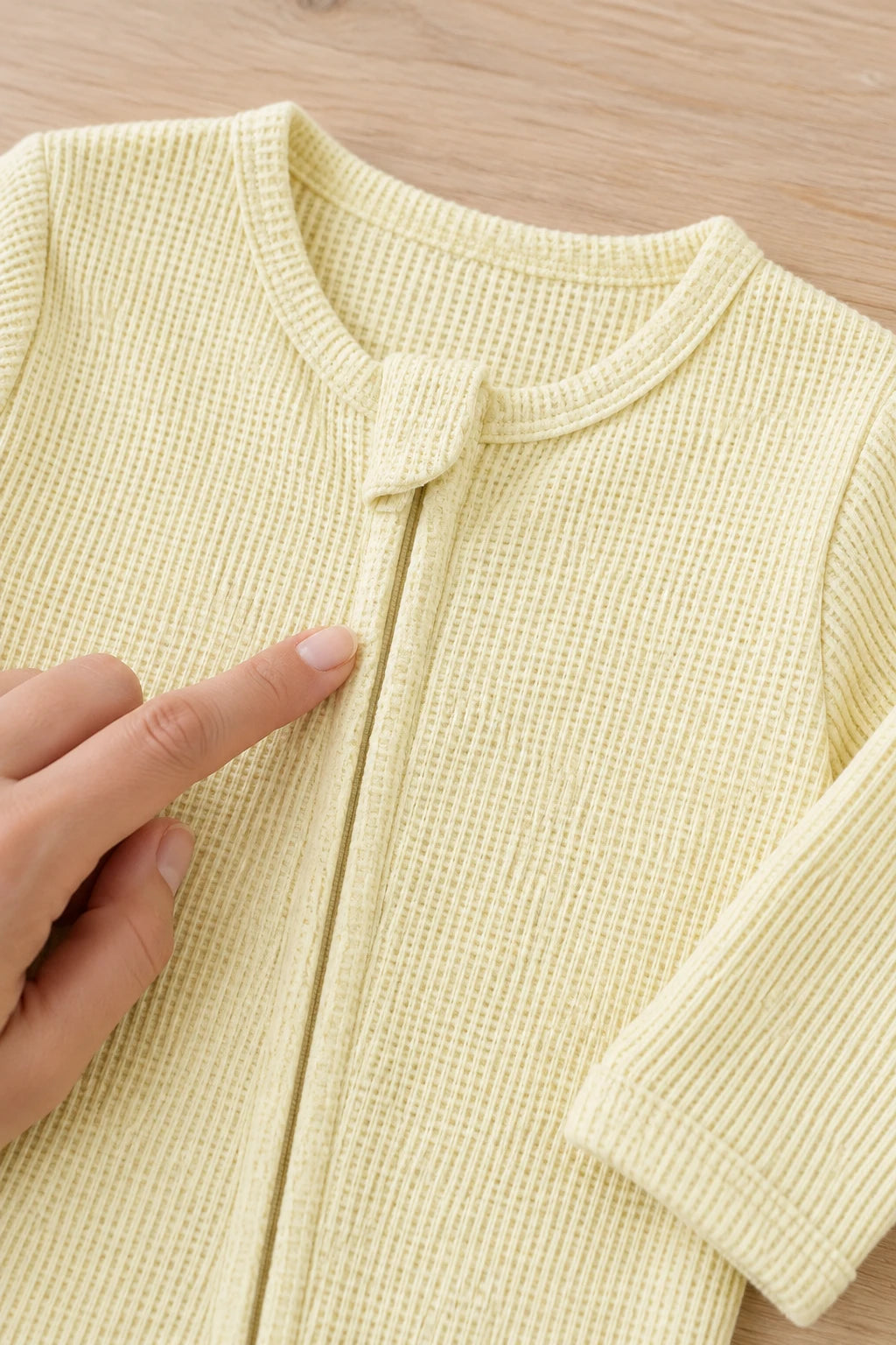 Combinaison Pur Coton Bébé - Jaune