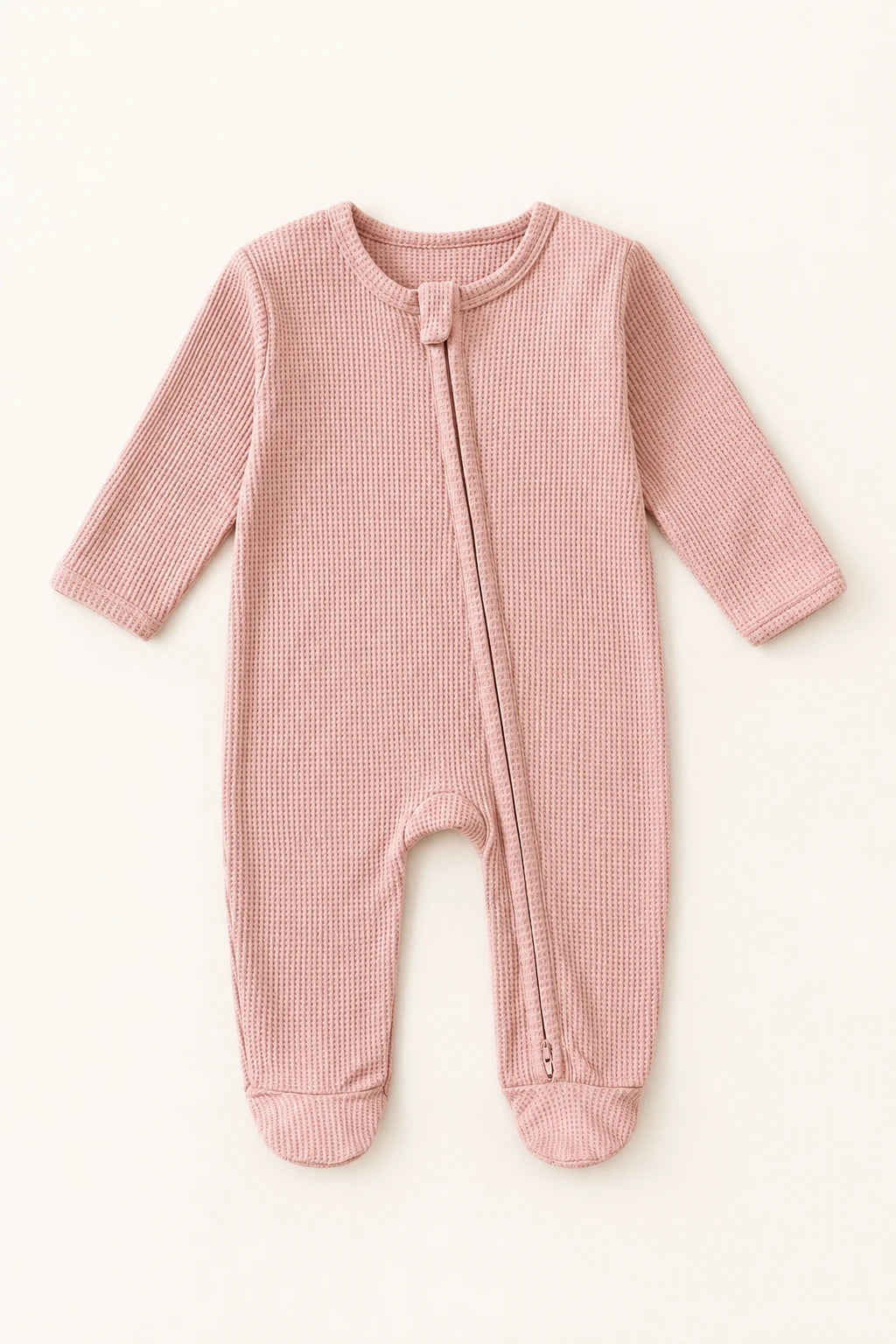 Combinaison Pur Coton Bébé - Rose