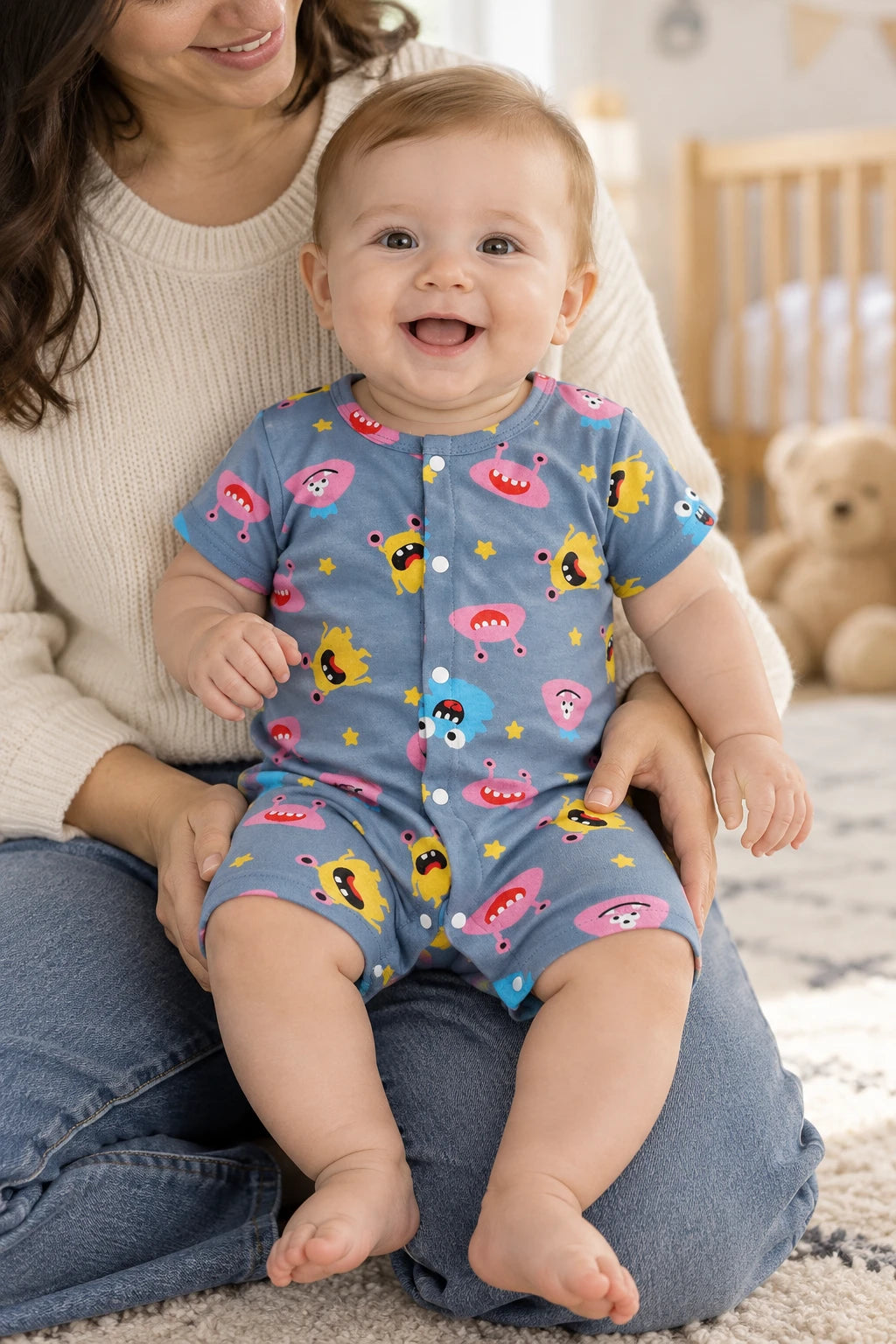 Combinaison Pyjama Bebe - Aliens