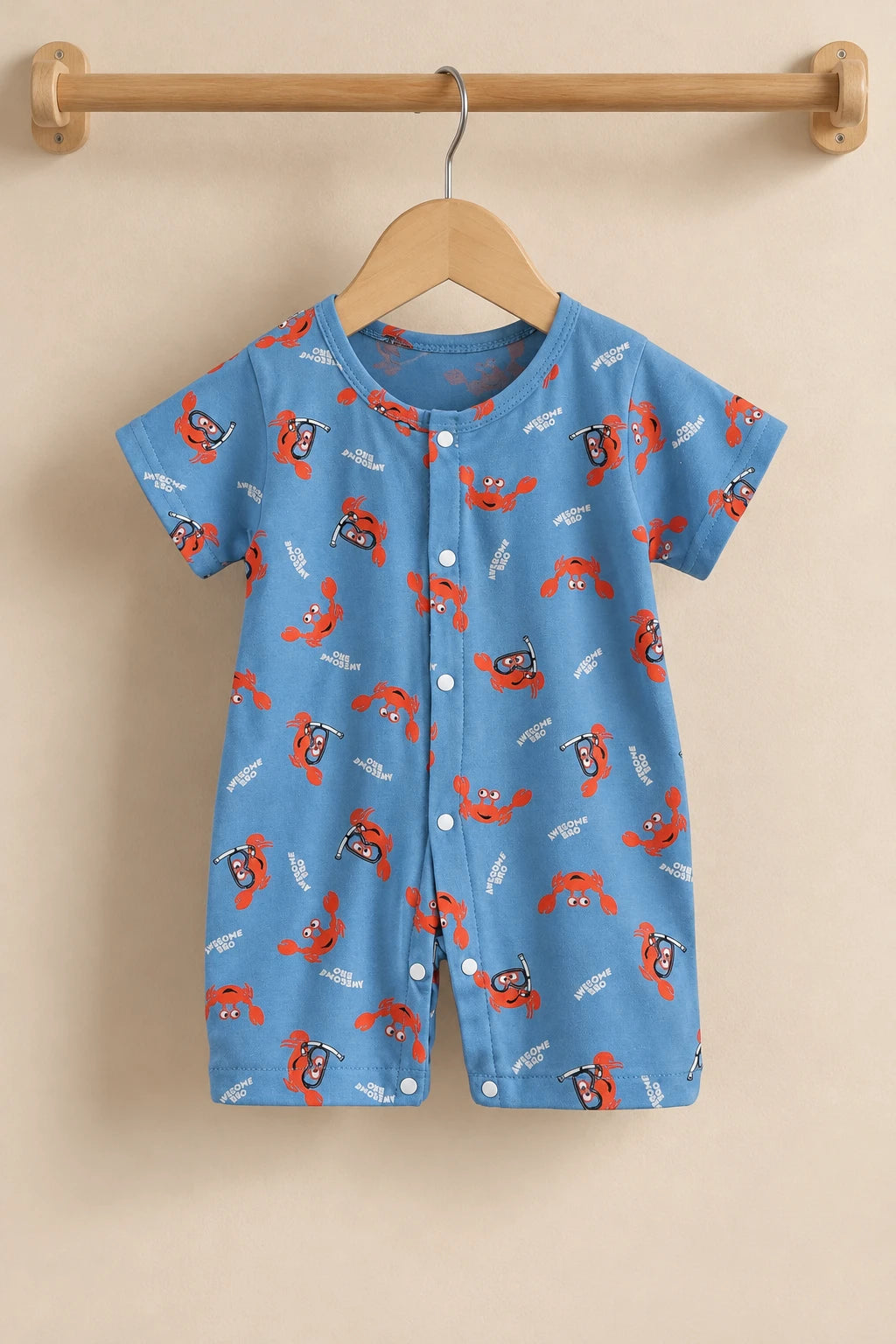 Combinaison Pyjama Bebe - Crabes
