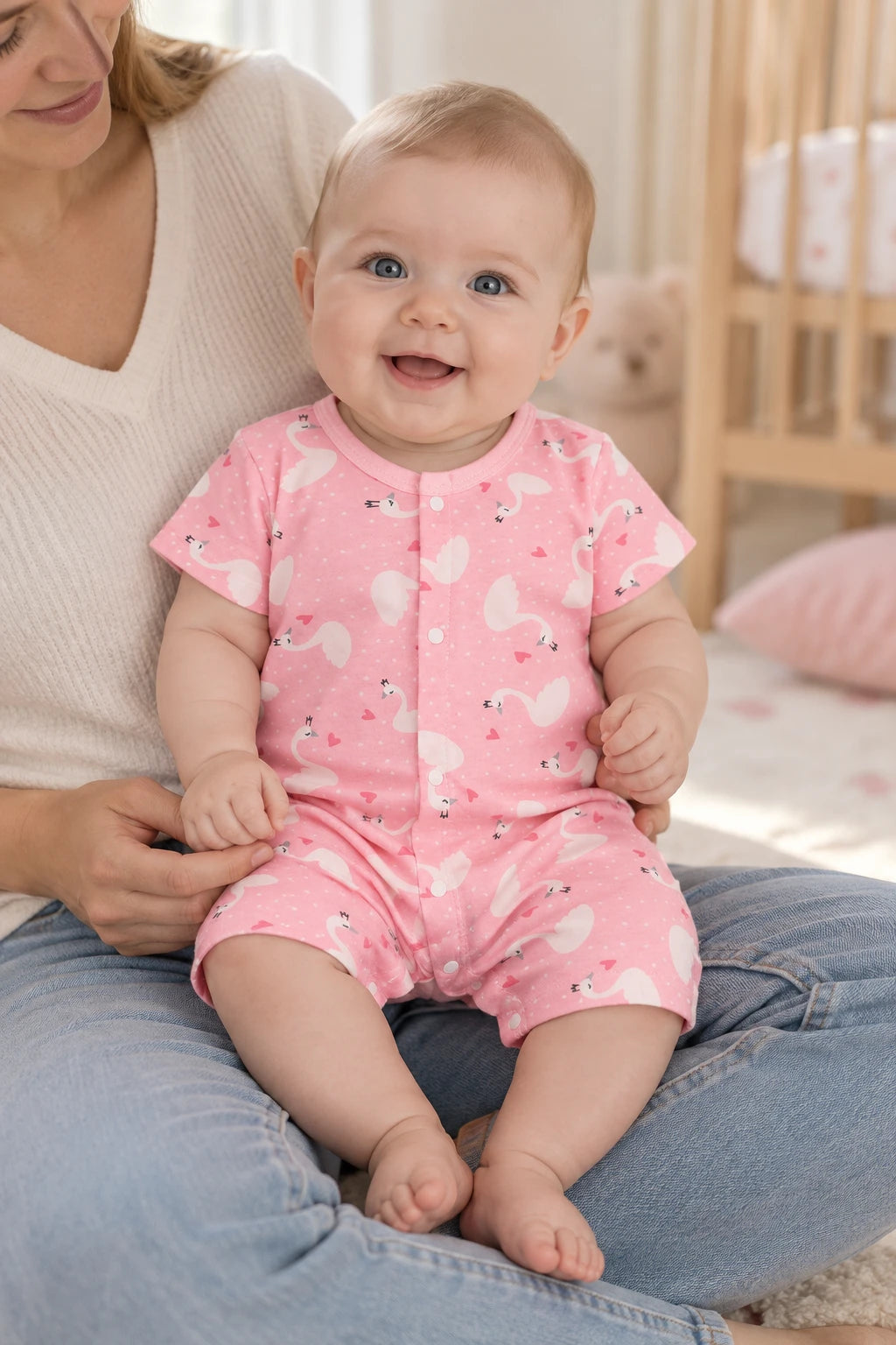 Combinaison Pyjama Bebe - Cygnes