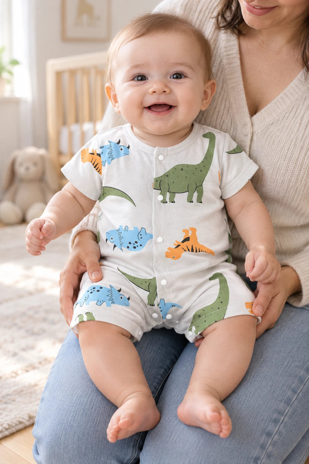 Combinaison Pyjama Bebe - Dinosaures