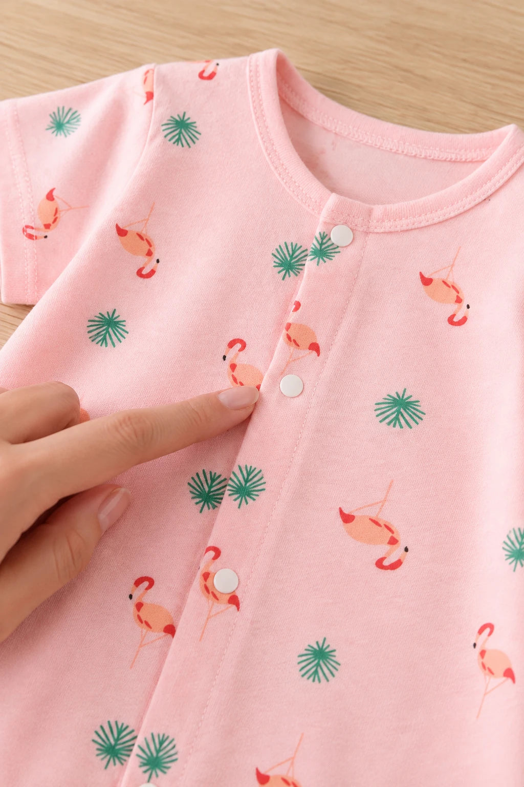 Combinaison Pyjama Bebe - Flamants Roses