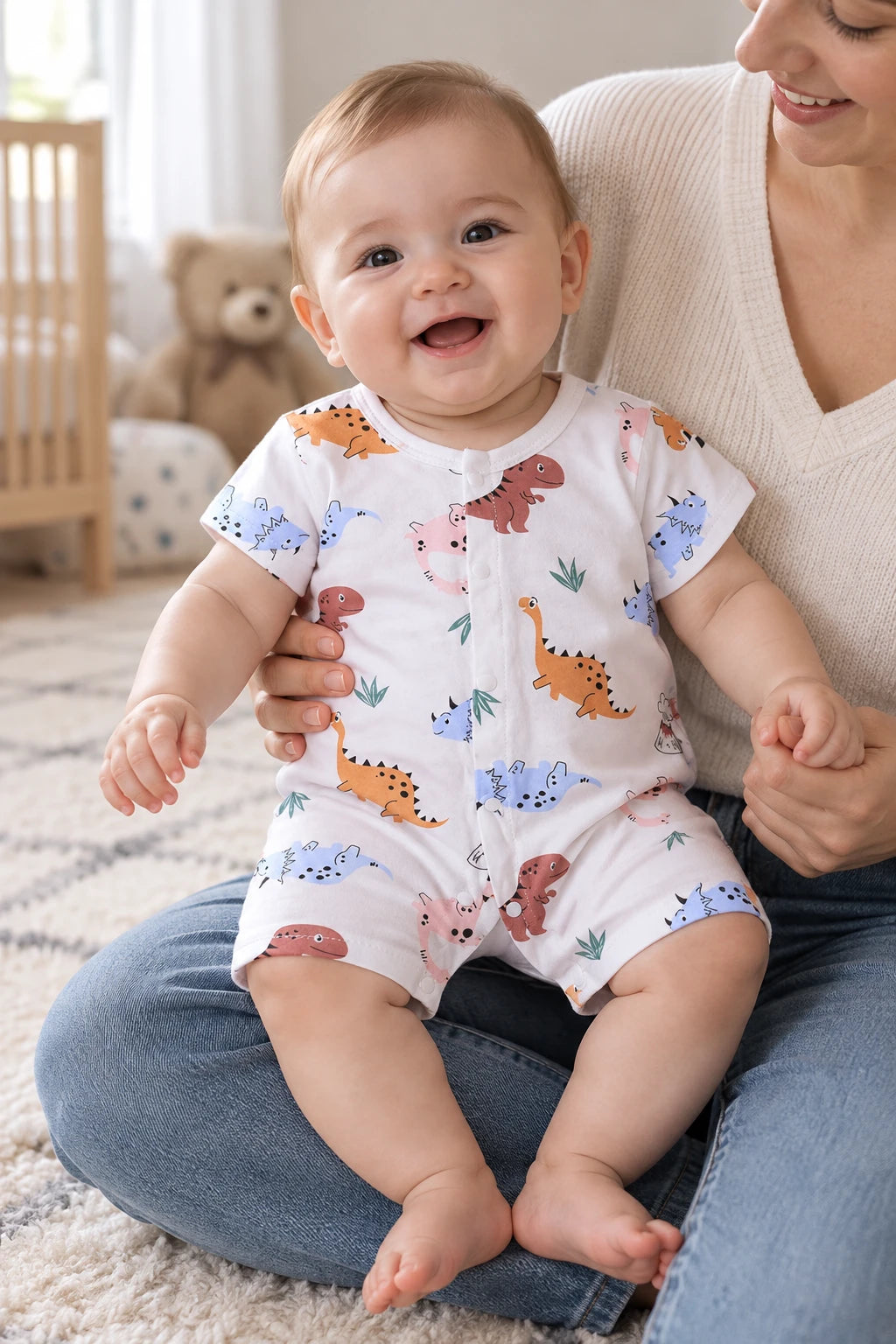 Combinaison Pyjama Bebe - Jurassique
