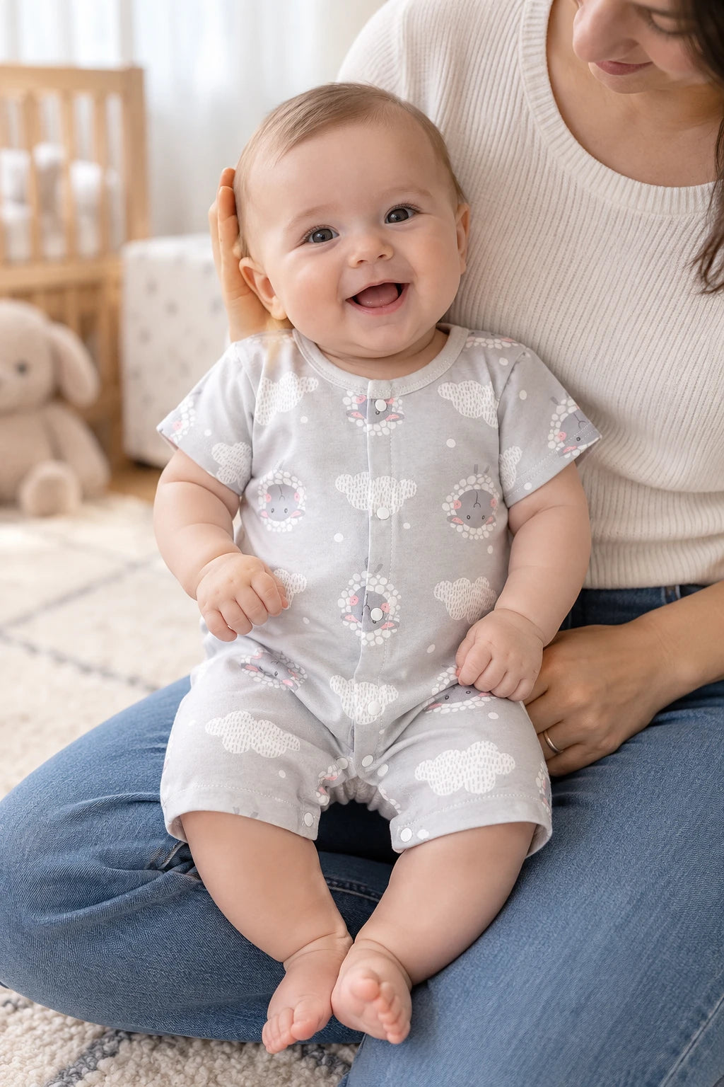 Combinaison Pyjama Bebe - Moutons