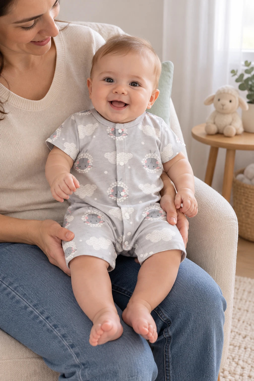 Combinaison Pyjama Bebe - Moutons