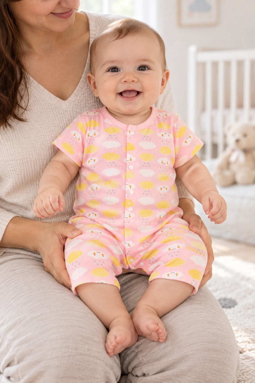 Combinaison Pyjama Bebe - Nuages