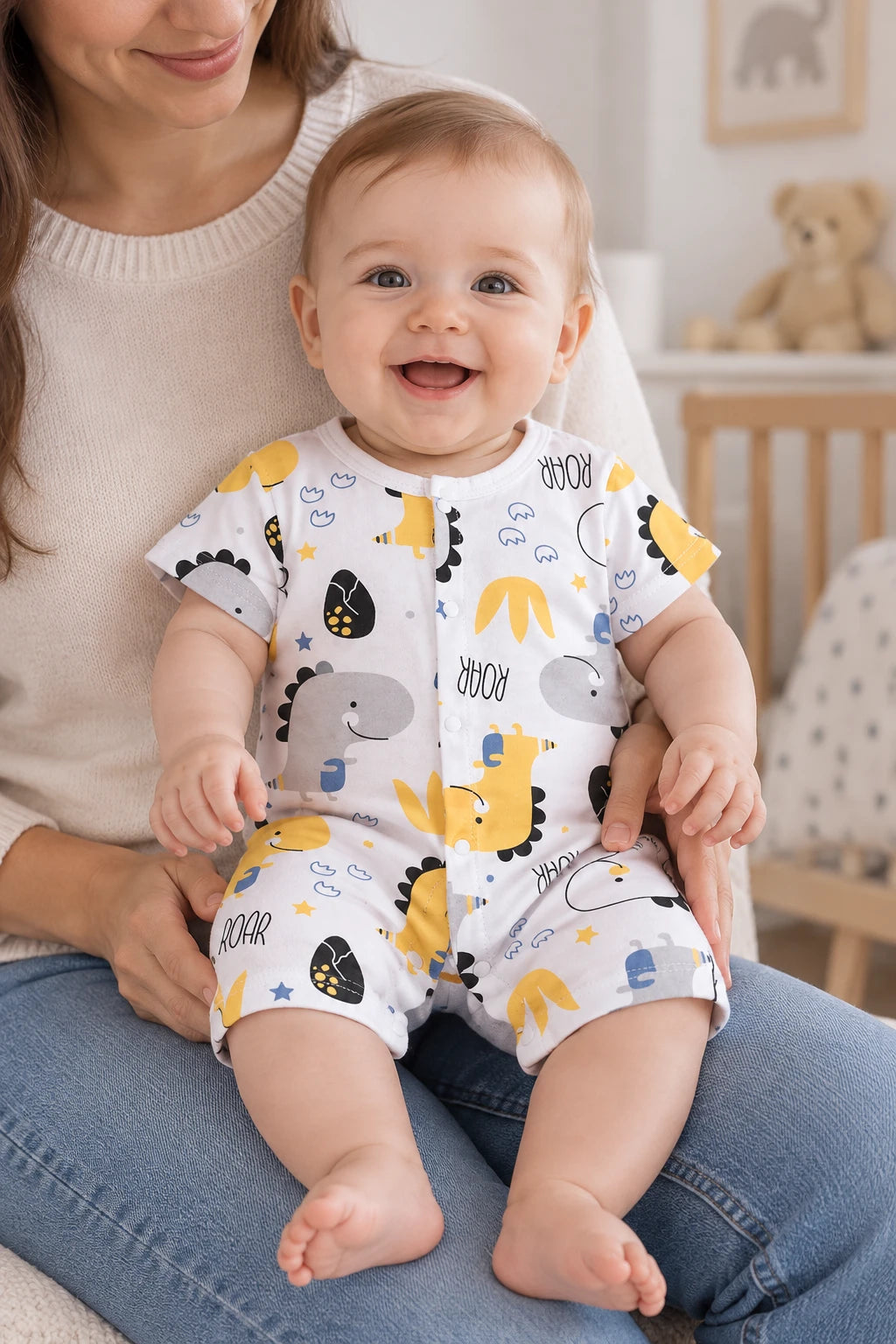 Combinaison Pyjama Bebe - T-Rex