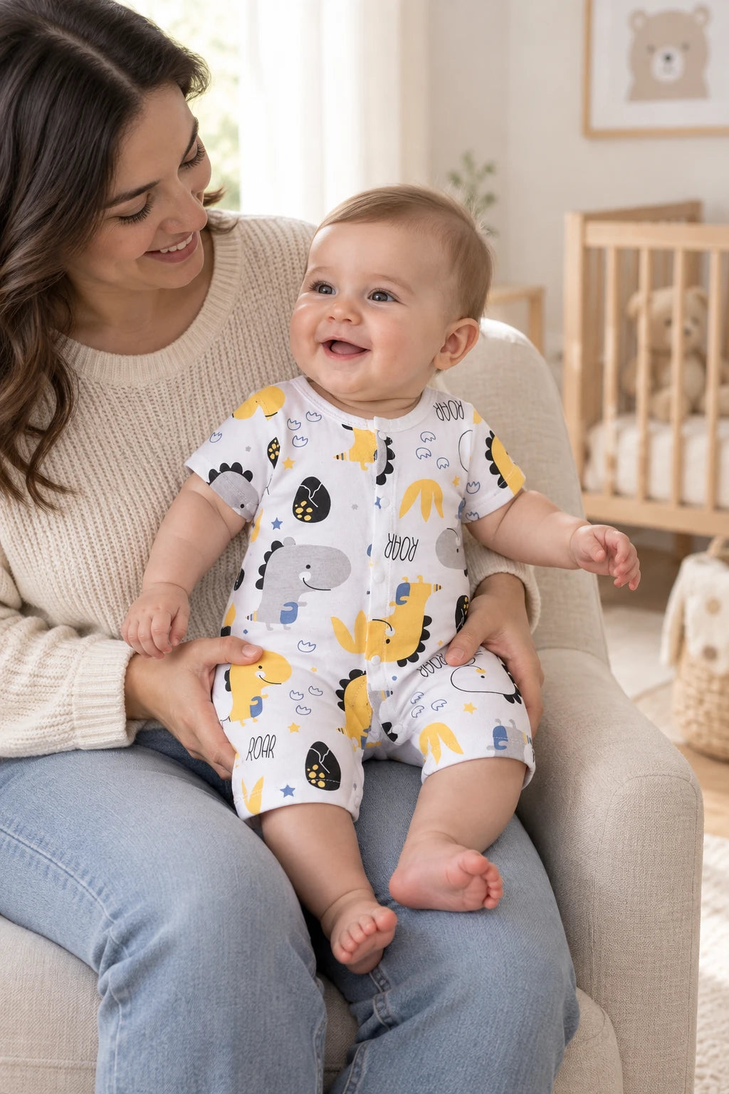 Combinaison Pyjama Bebe - T-Rex