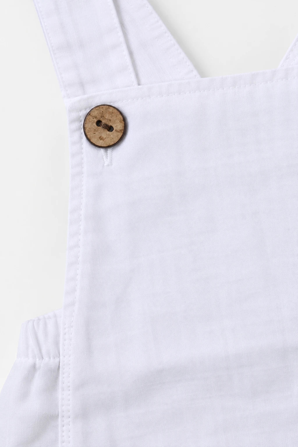 Combinaison Salopette Bebe - Blanc