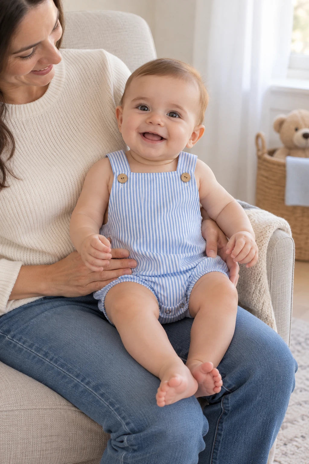Combinaison Salopette Bebe - Bleu