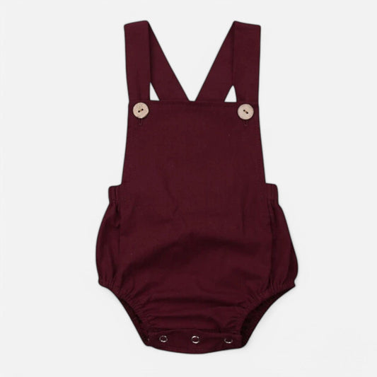 Combinaison Salopette Bebe - Bordeaux