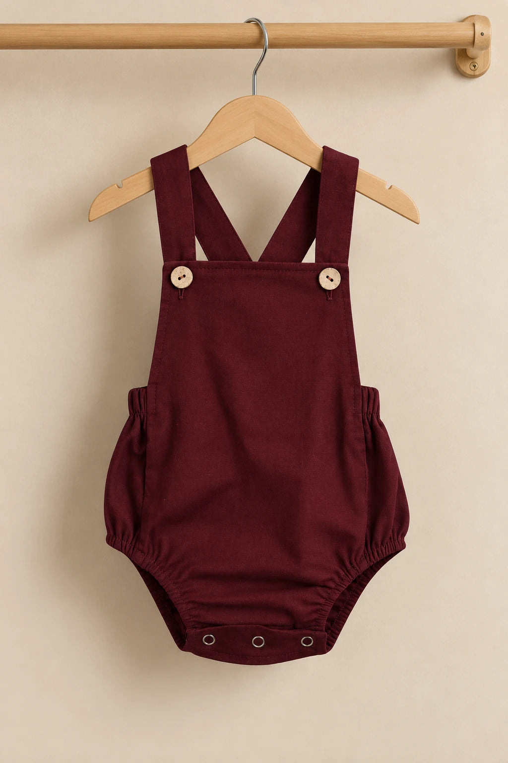 Combinaison Salopette Bebe - Bordeaux
