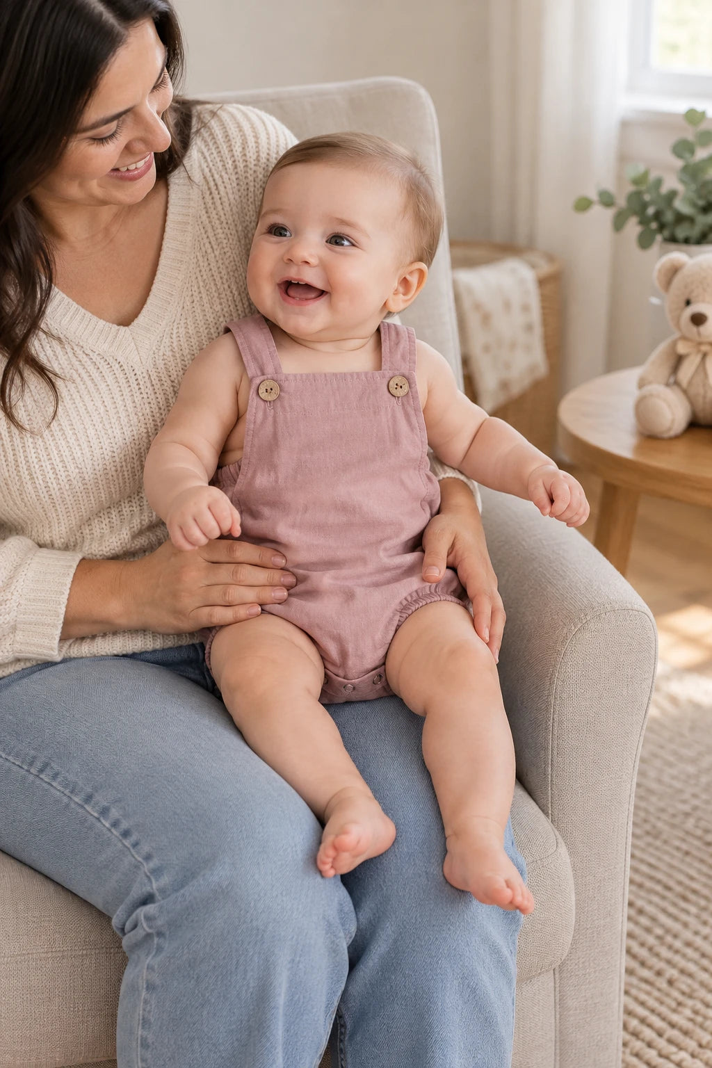 Combinaison Salopette Bebe - Marron