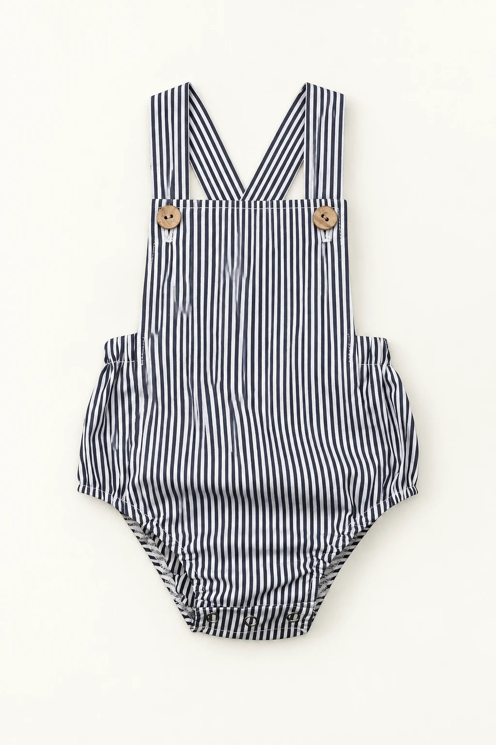Combinaison Salopette Bebe - Noir Rayé