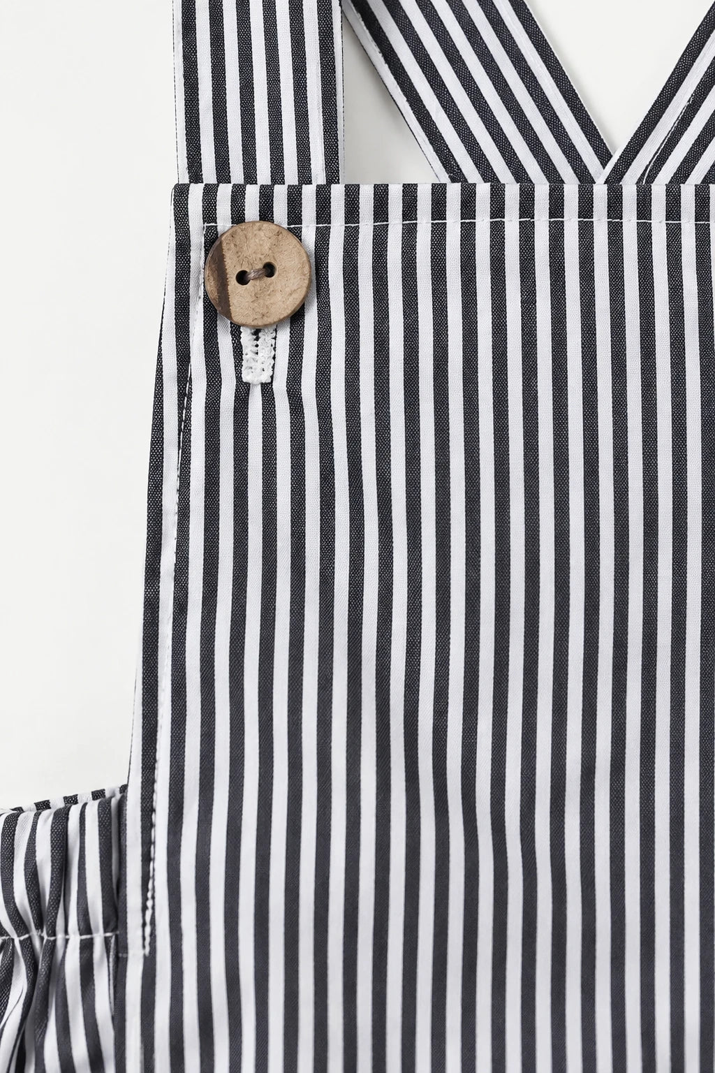 Combinaison Salopette Bebe - Noir Rayé