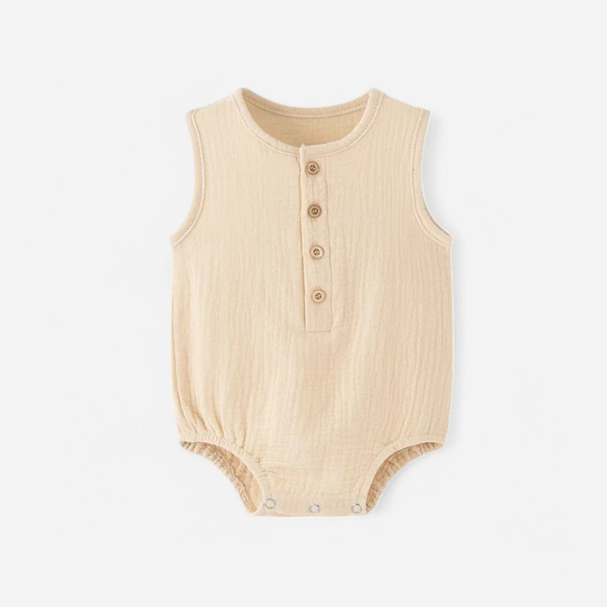 Combinaison Sans Manche Bebe - Beige