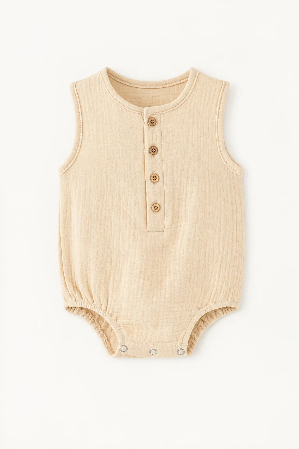 Combinaison Sans Manche Bebe - Beige