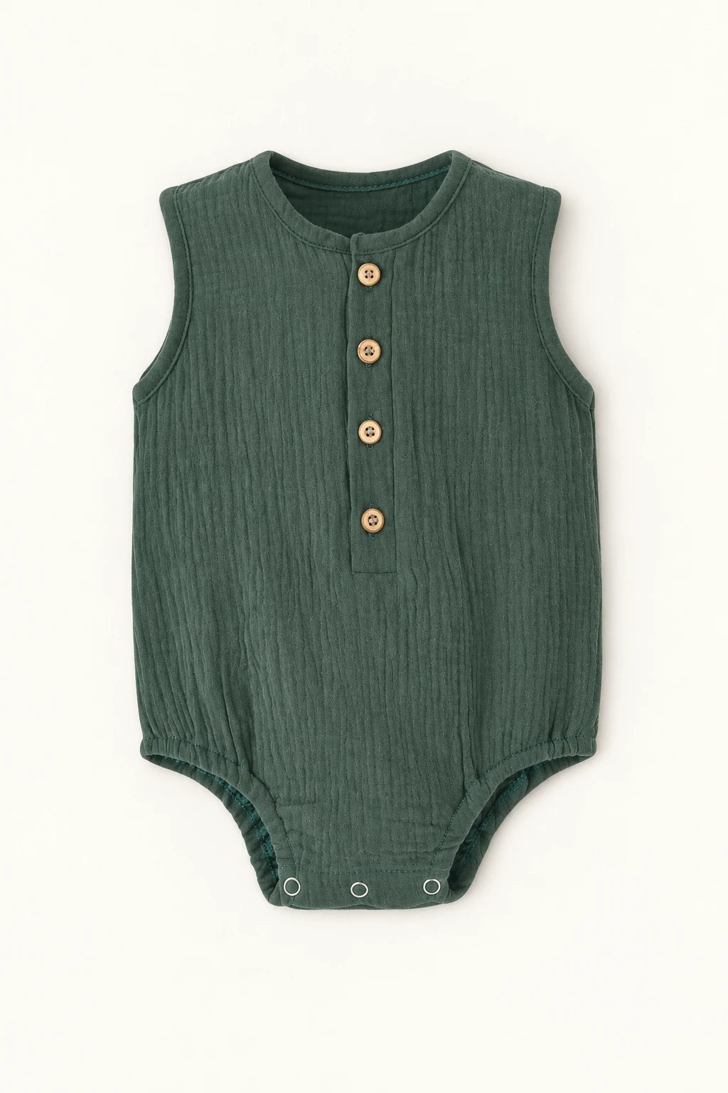 Combinaison Sans Manche Bebe - Vert