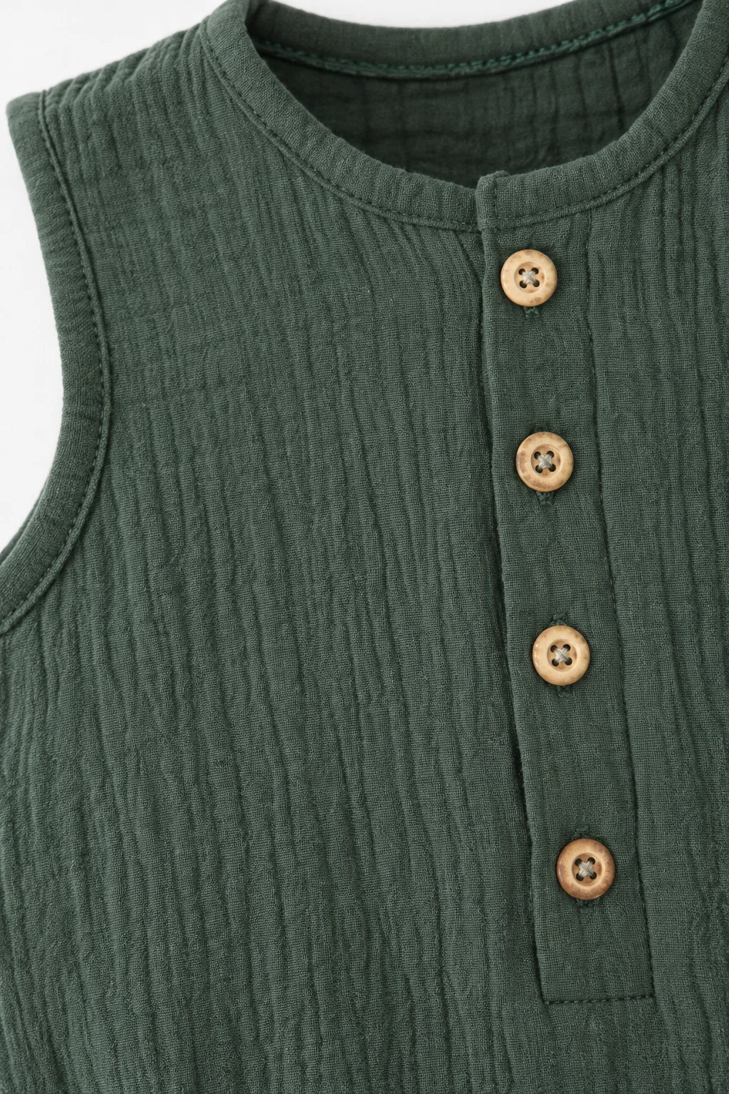 Combinaison Sans Manche Bebe - Vert