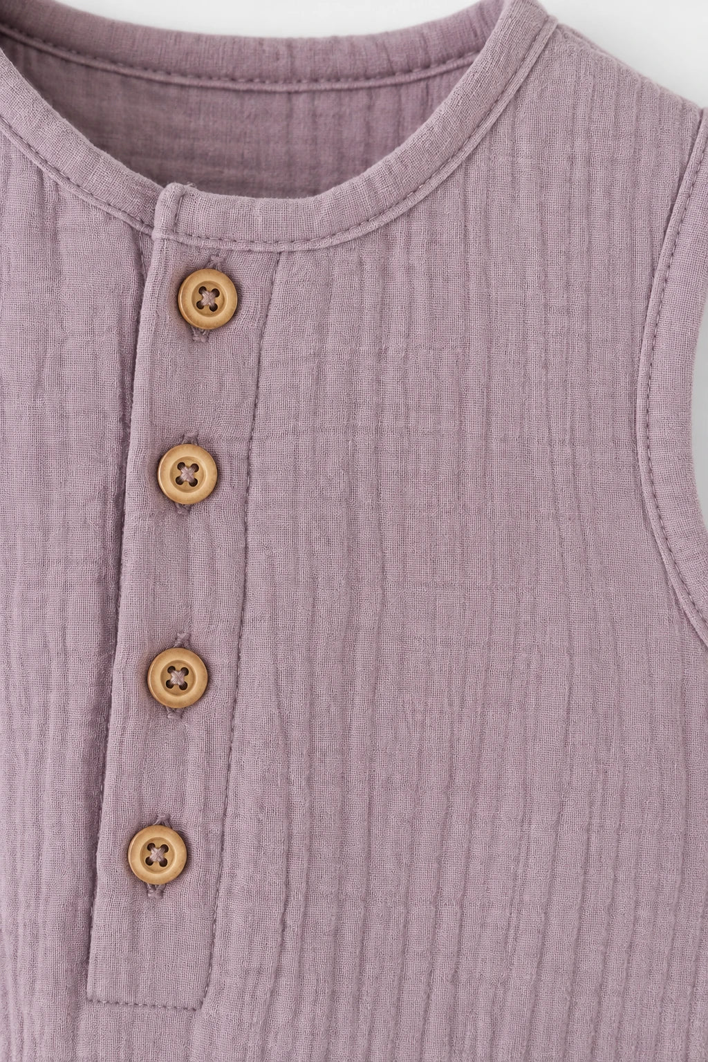 Combinaison Sans Manche Bebe - Violet