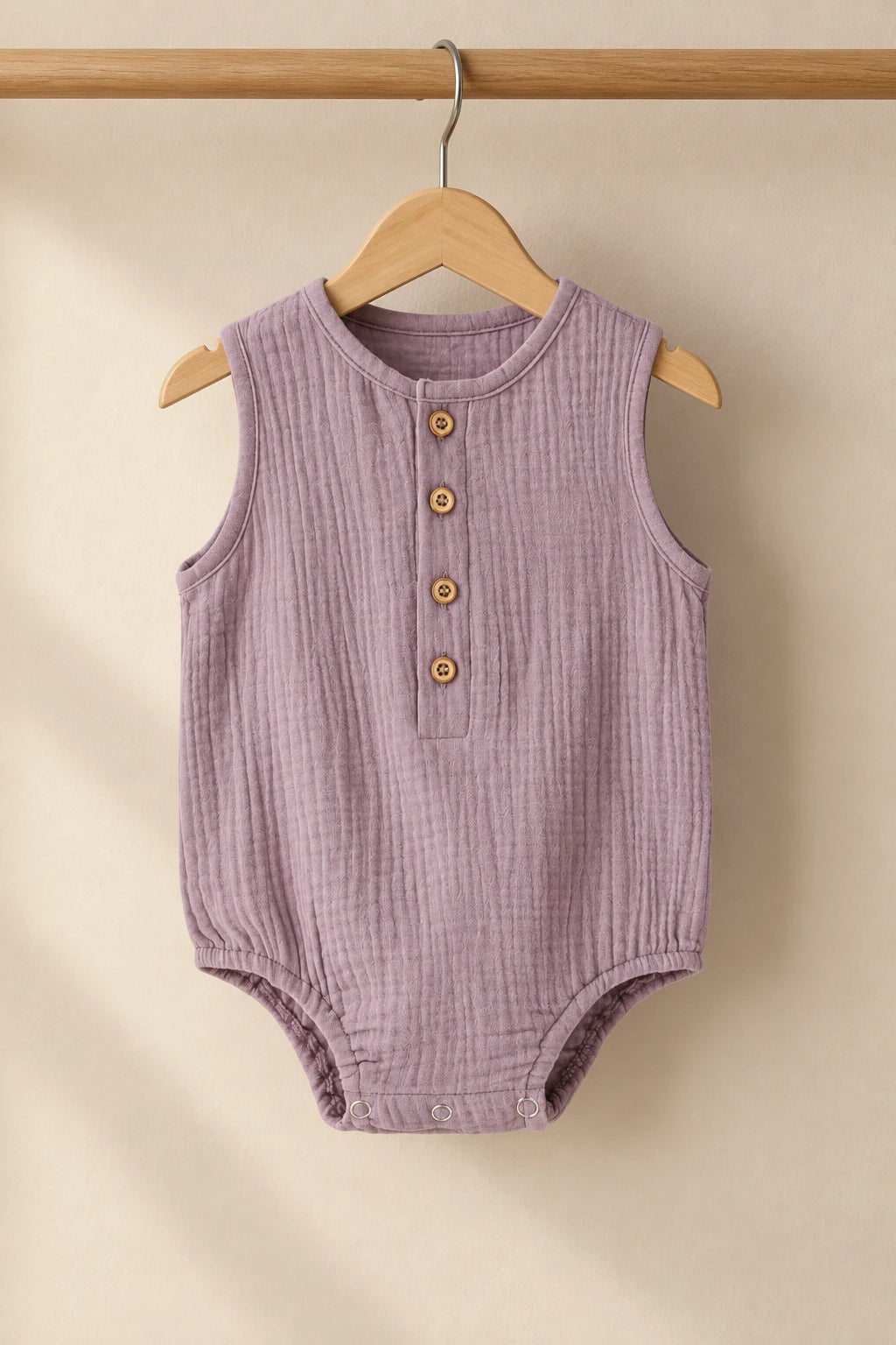 Combinaison Sans Manche Bebe - Violet
