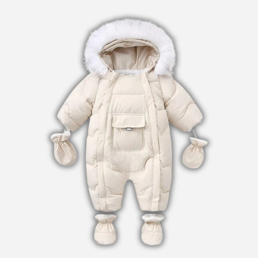 Combinaison Ski Bebe Fille - Beige