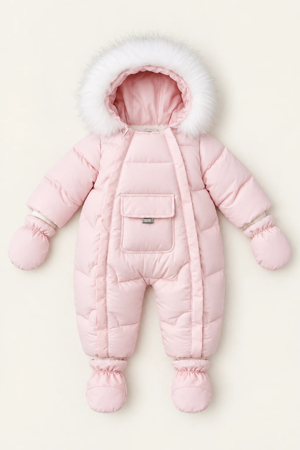 Combinaison Ski Bebe Fille - Rose