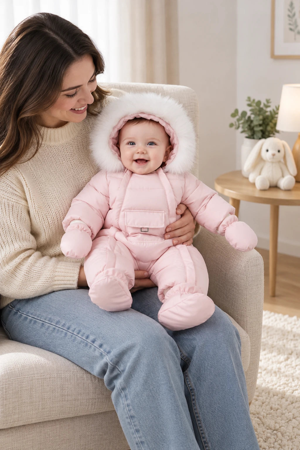 Combinaison Ski Bebe Fille - Rose