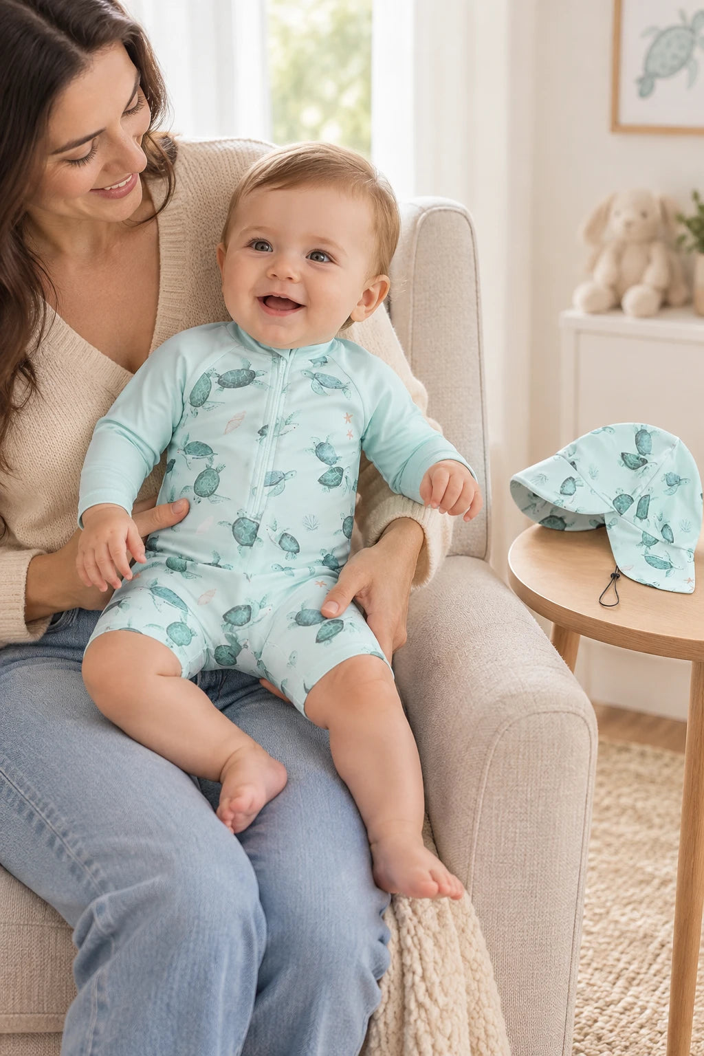 Combinaison Tortue Bebe - Bleu