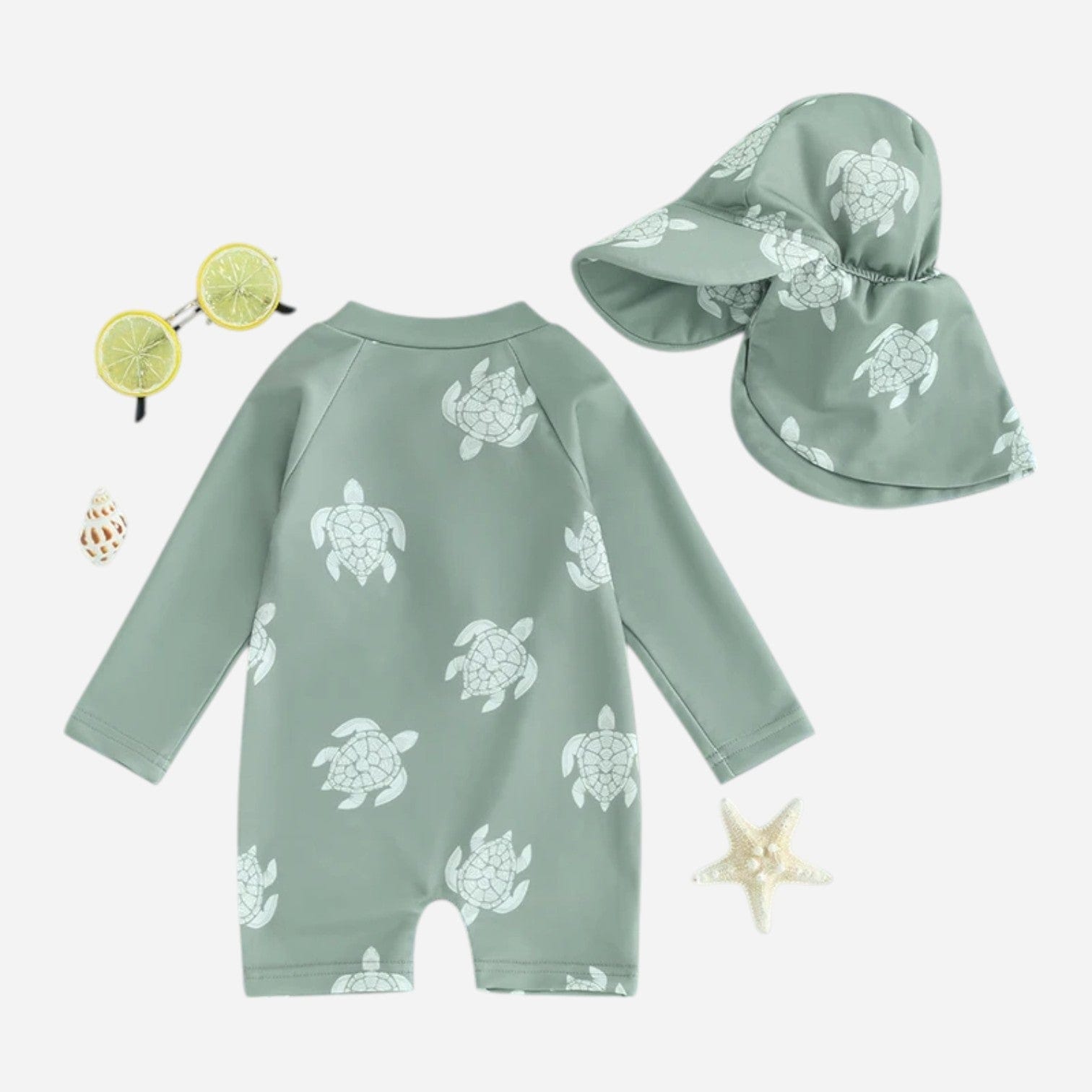 Combinaison Tortue Bebe - Vert