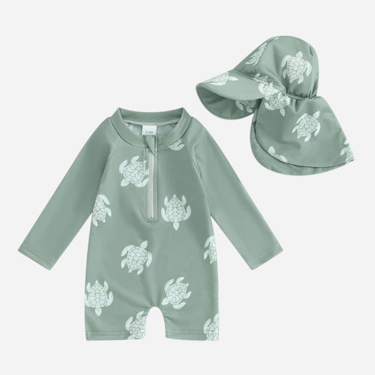 Combinaison Tortue Bebe - Vert
