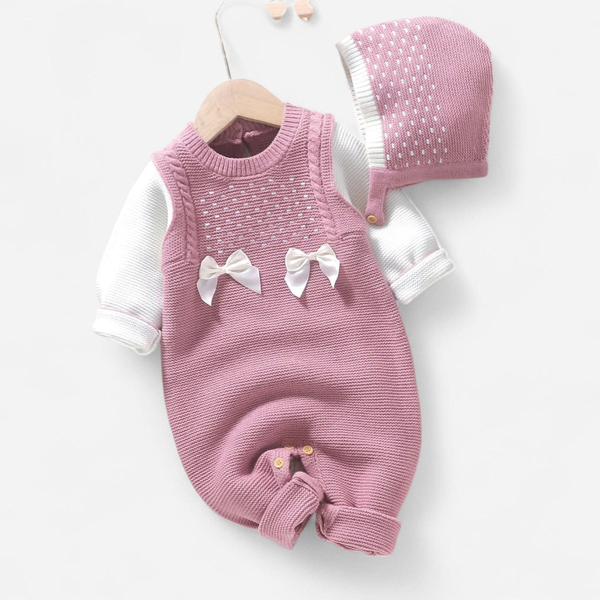 Combinaison Tricot Bébé Fille