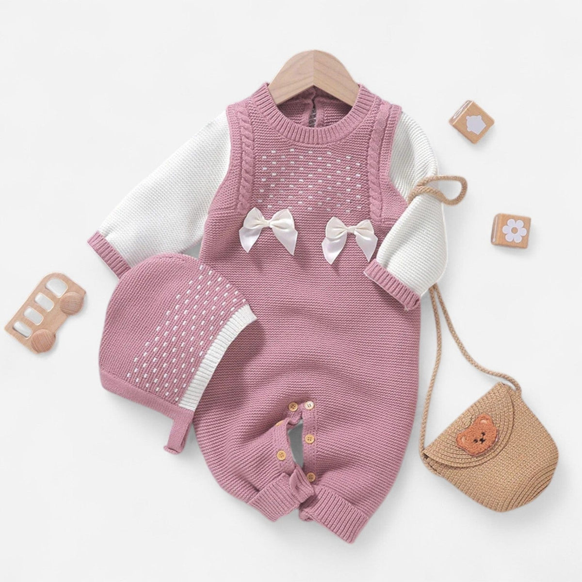 Combinaison Tricot Bébé Fille