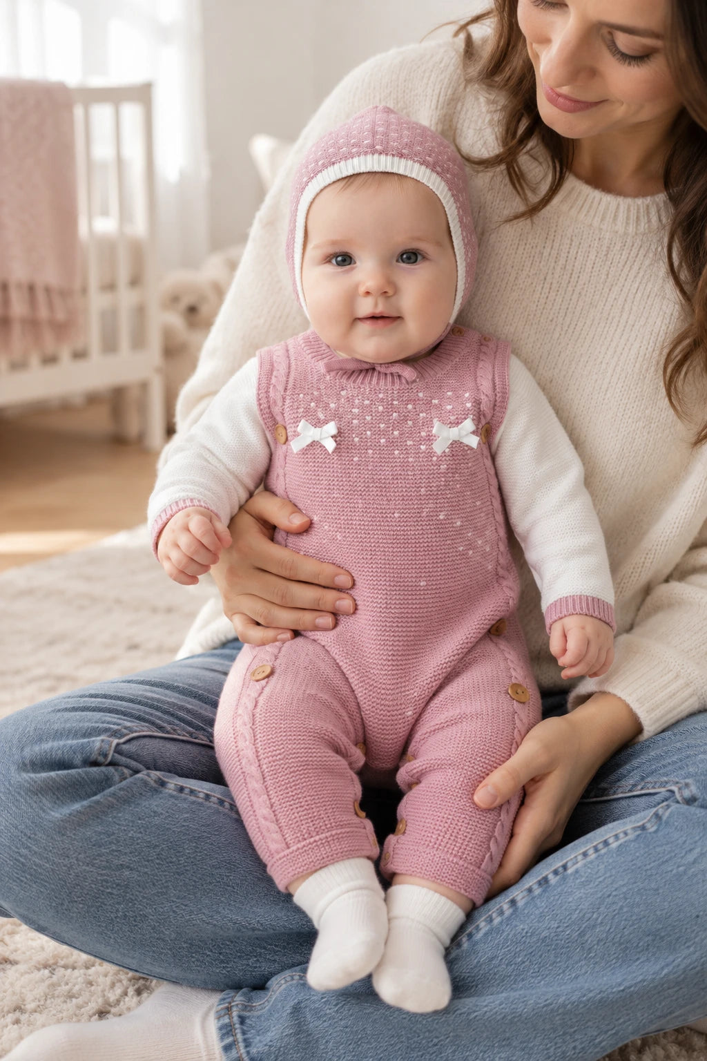 Combinaison Tricot Bébé Fille