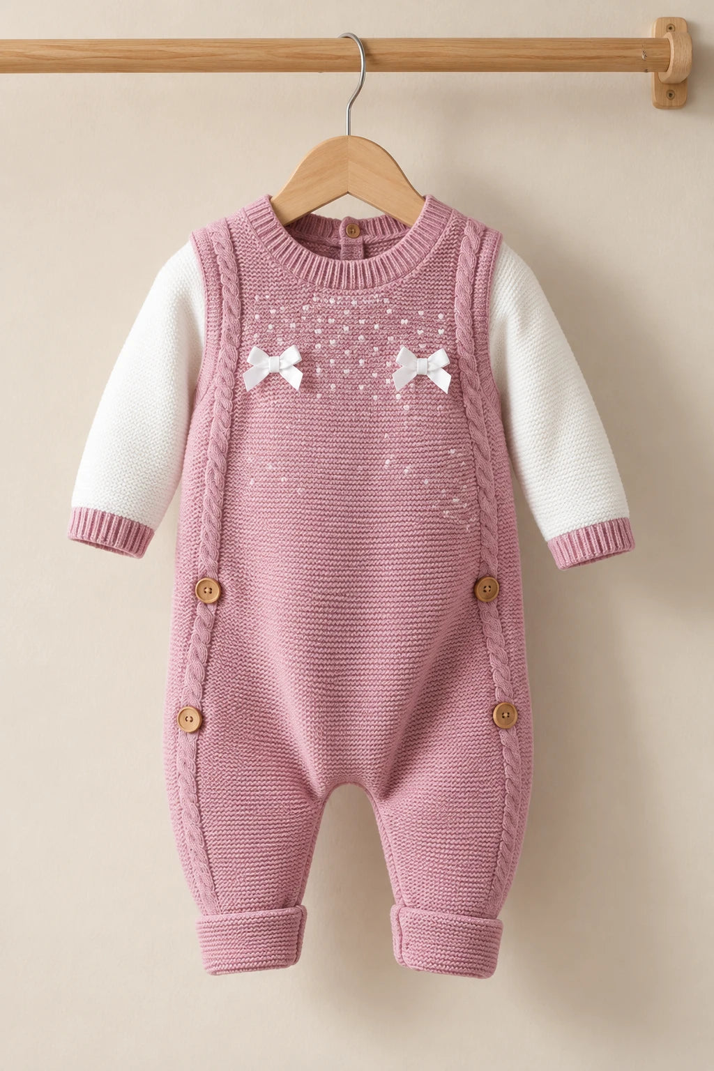 Combinaison Tricot Bébé Fille