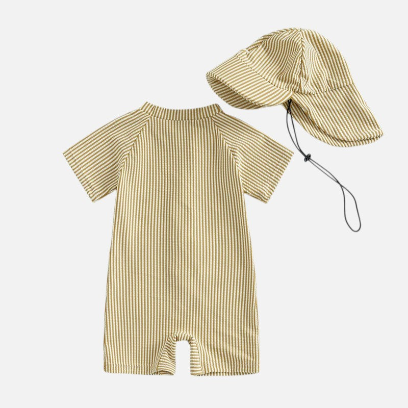 Combinaison Anti UV Bébé Garçon - Beige