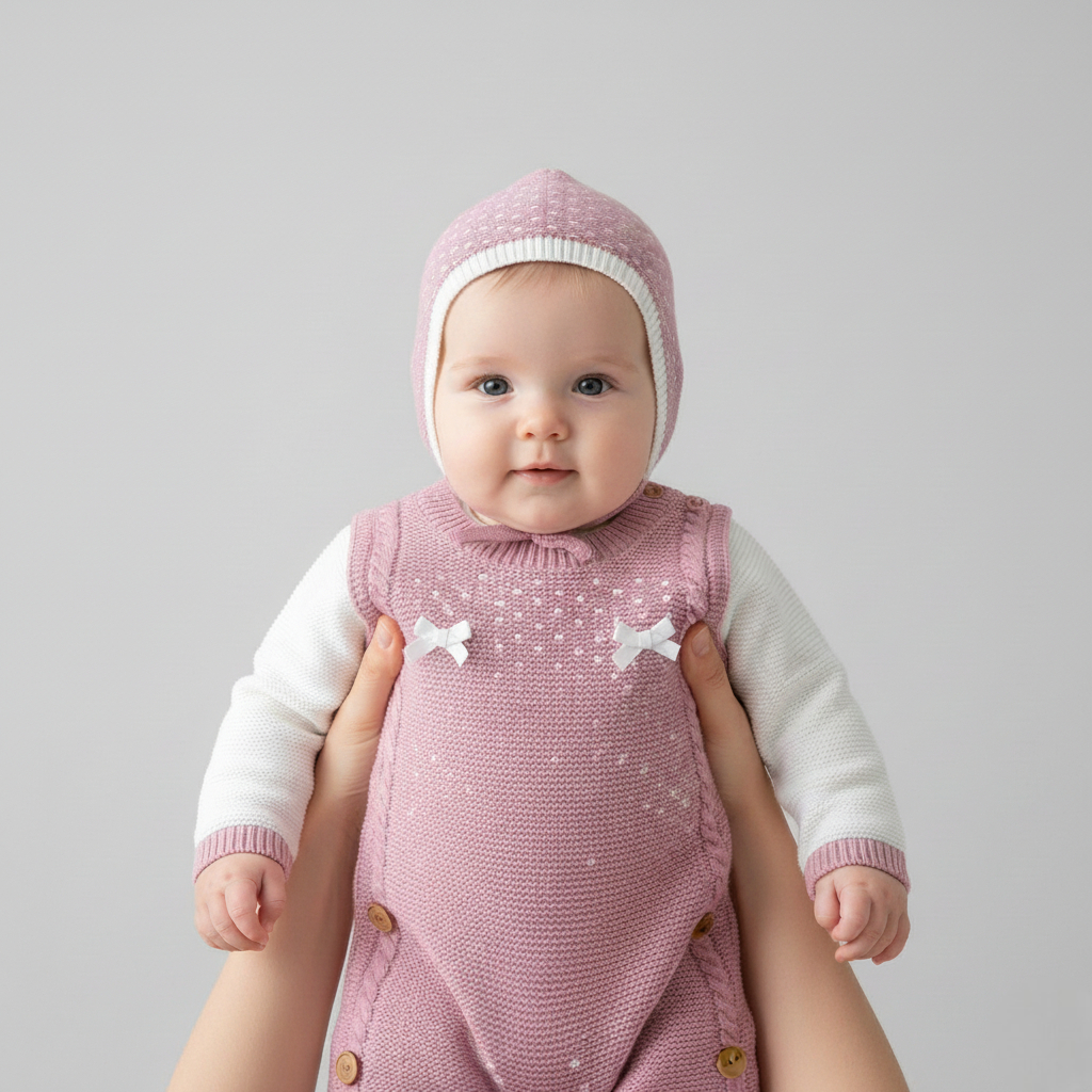 Combinaison Tricot Bébé Fille