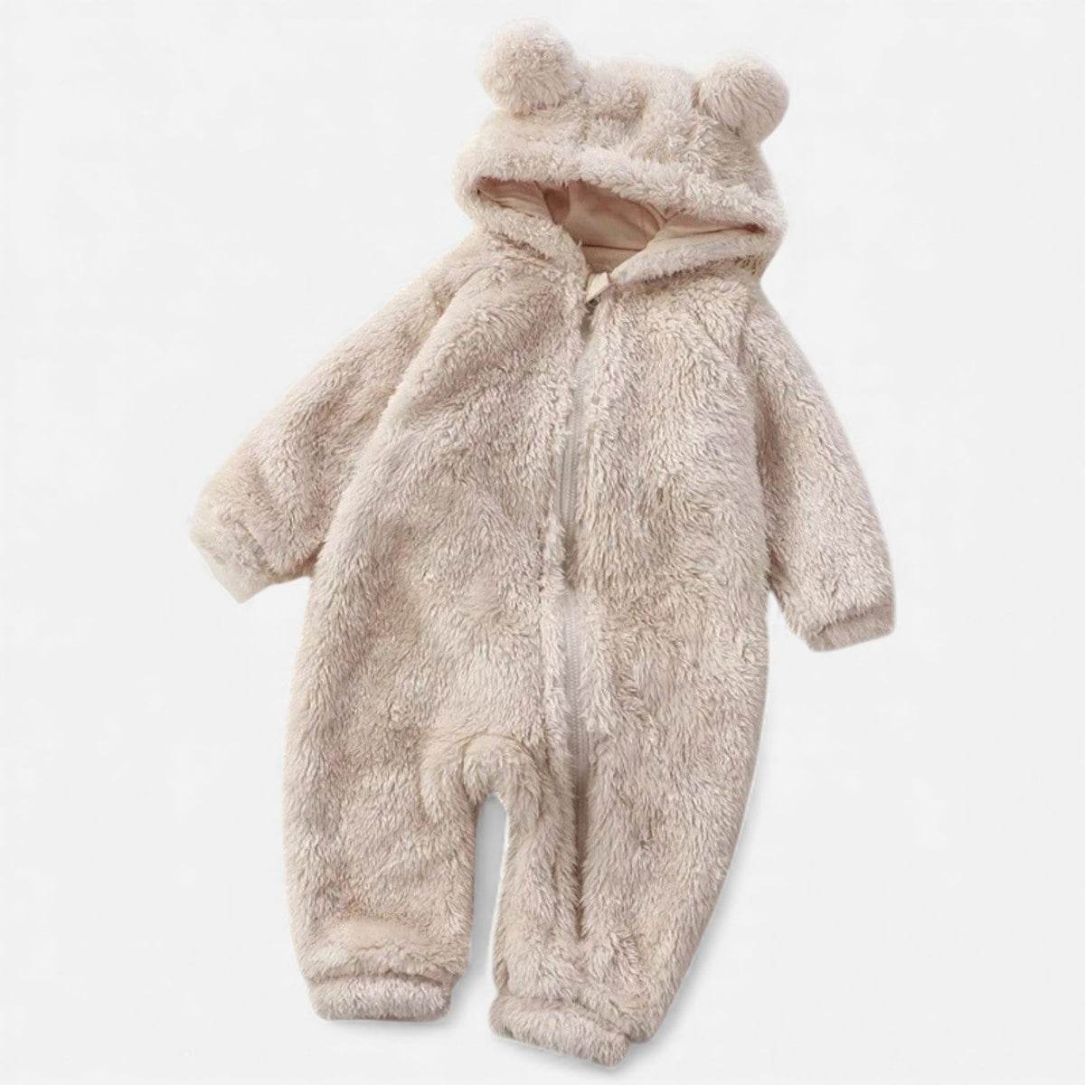 Combinaison polaire pour bebe - Beige