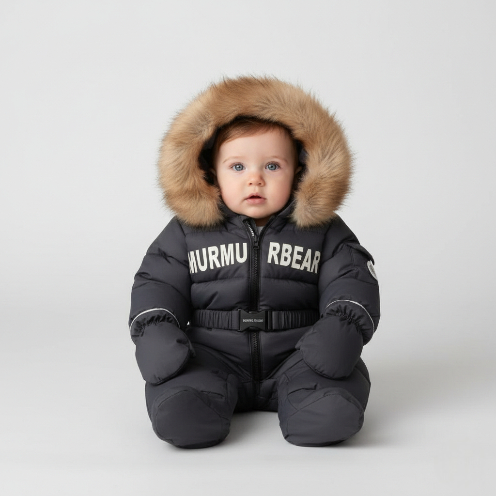 Combinaison Doudoune Bebe - Noir