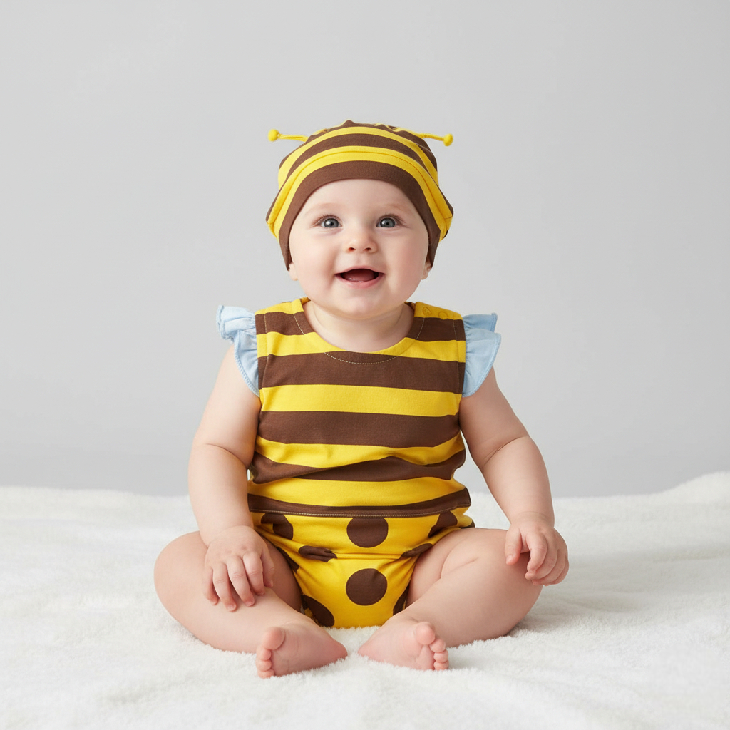 Combinaison Bebe Peluche - Guêpe