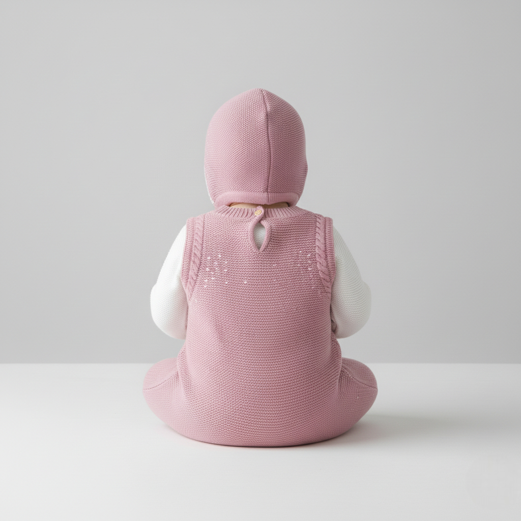 Combinaison Tricot Bébé Fille