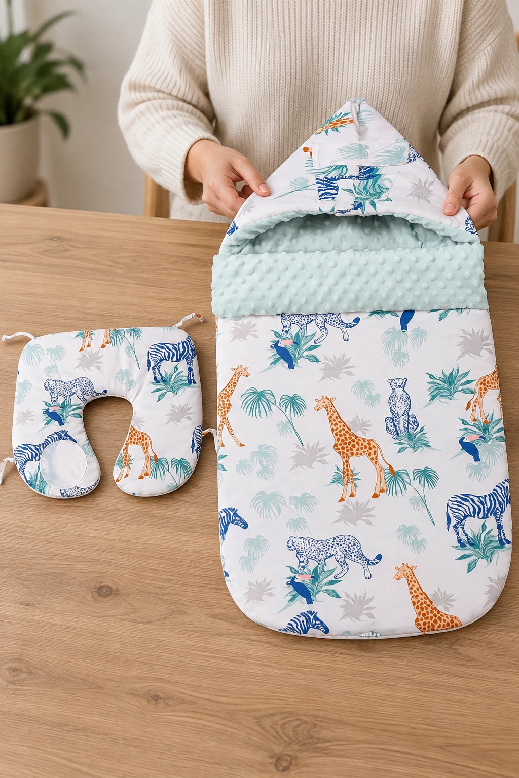 Gigoteuse Automne Nid D'Ange Poussette Doublé Flanelle